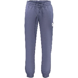 Blue Cotton Men's Trouser