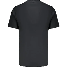 Black Cotton Men's T-Shirt