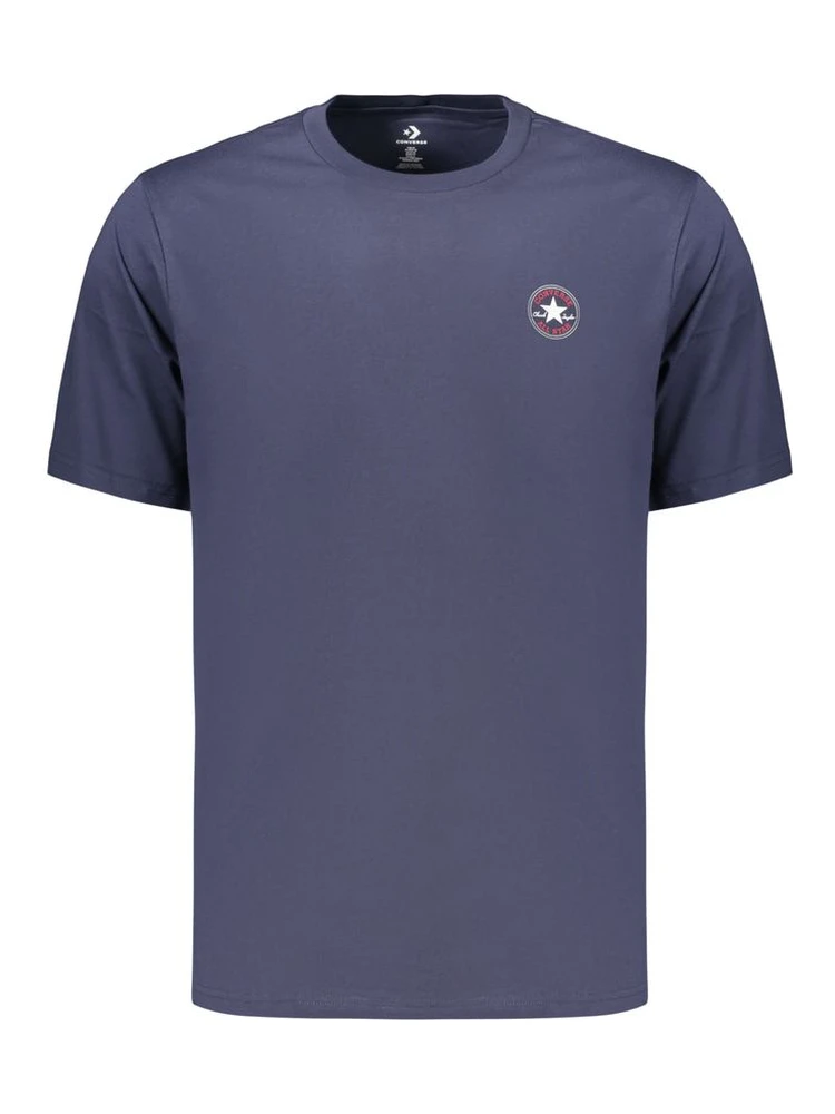 Blue Cotton Men's T Shirt