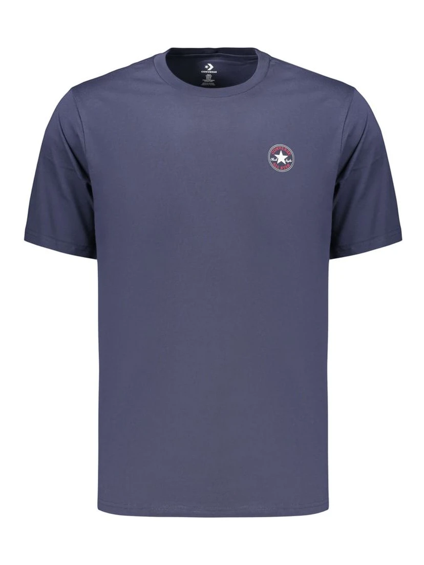 Blue Cotton Men's T Shirt