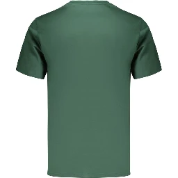 Green Cotton Men's T-Shirt