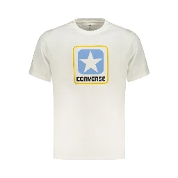 White Cotton Men's T-Shirt
