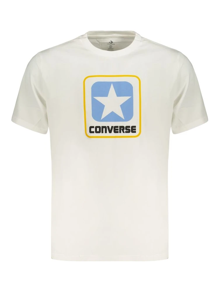 White Cotton Men's T-Shirt