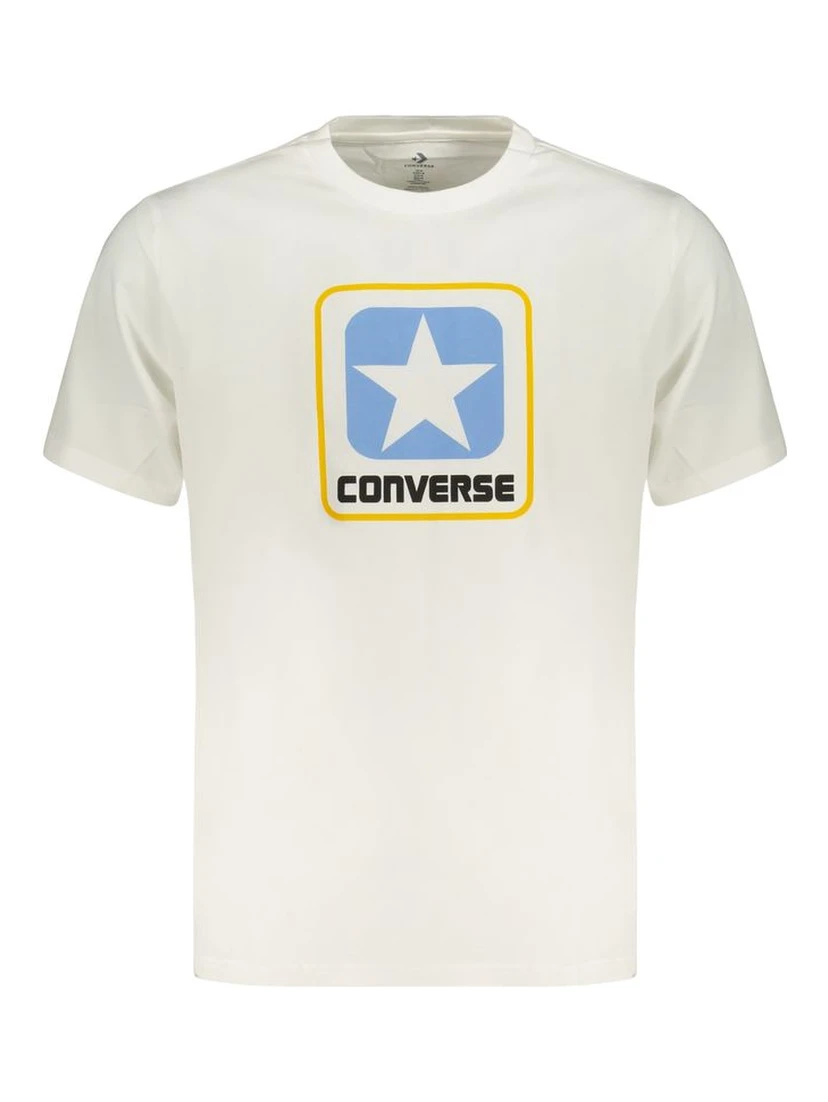 White Cotton Men's T-Shirt