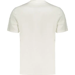 White Cotton Men's T-Shirt
