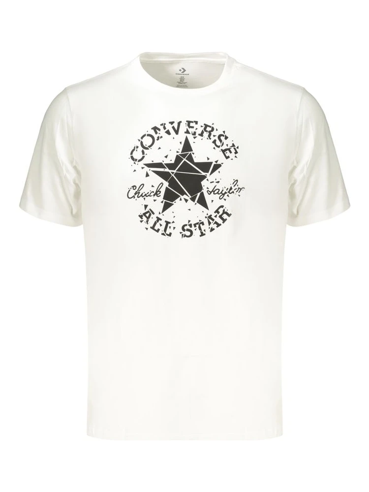 White Cotton Men's T-Shirt