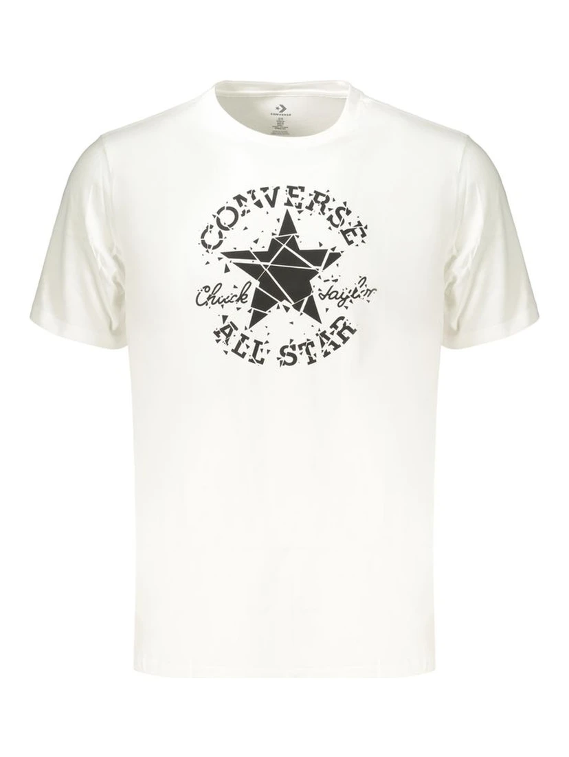 White Cotton Men's T-Shirt