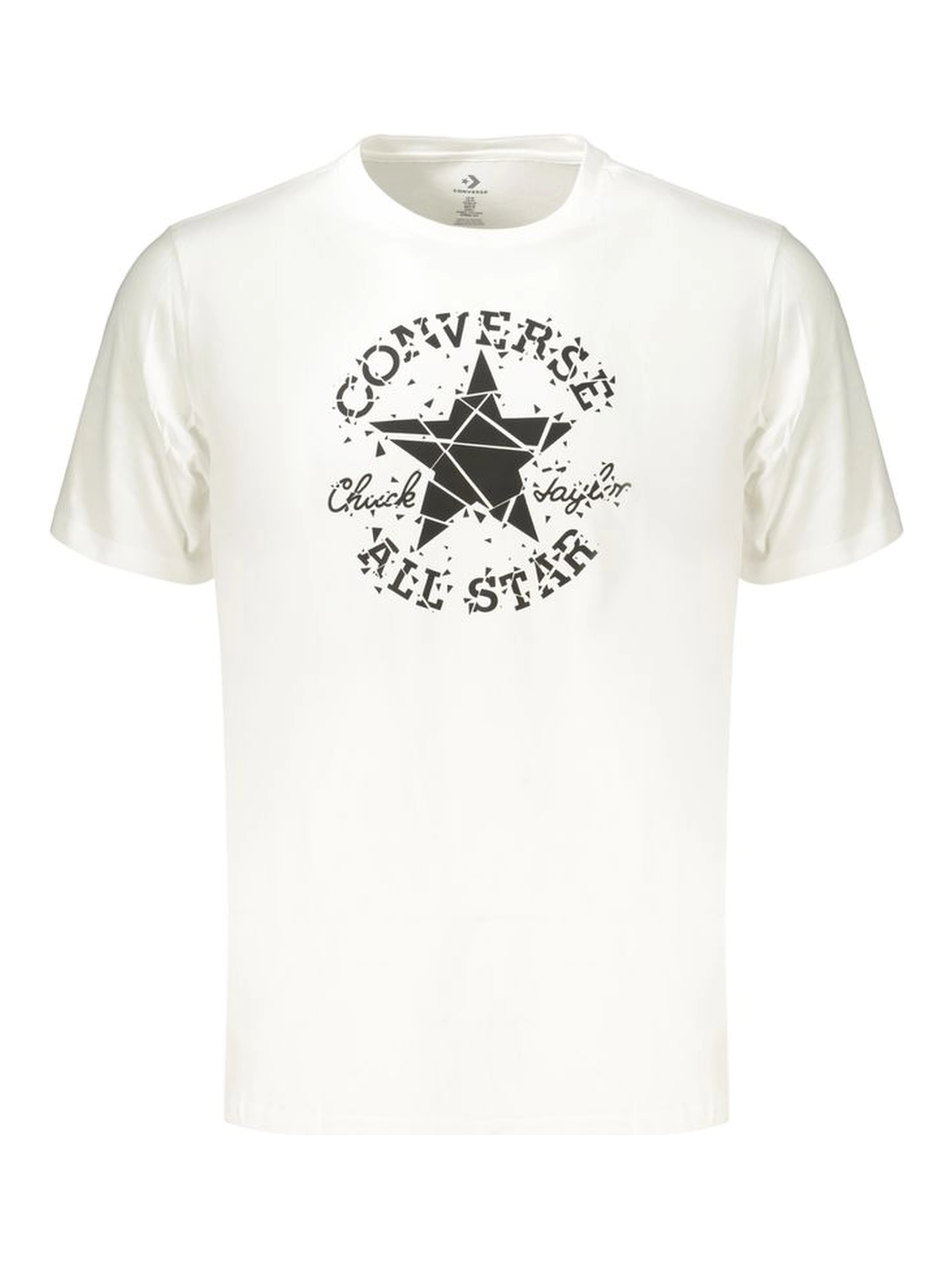 White Cotton Men's T-Shirt