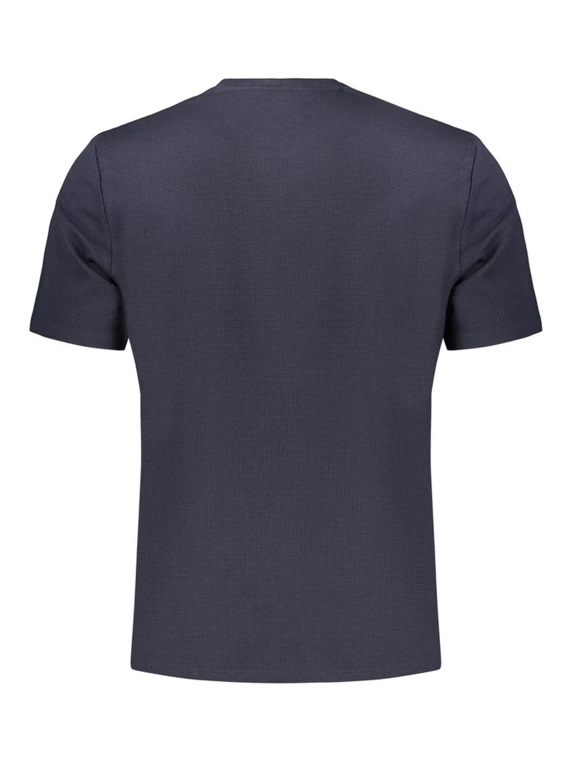 Blue Cotton Men's T-Shirt