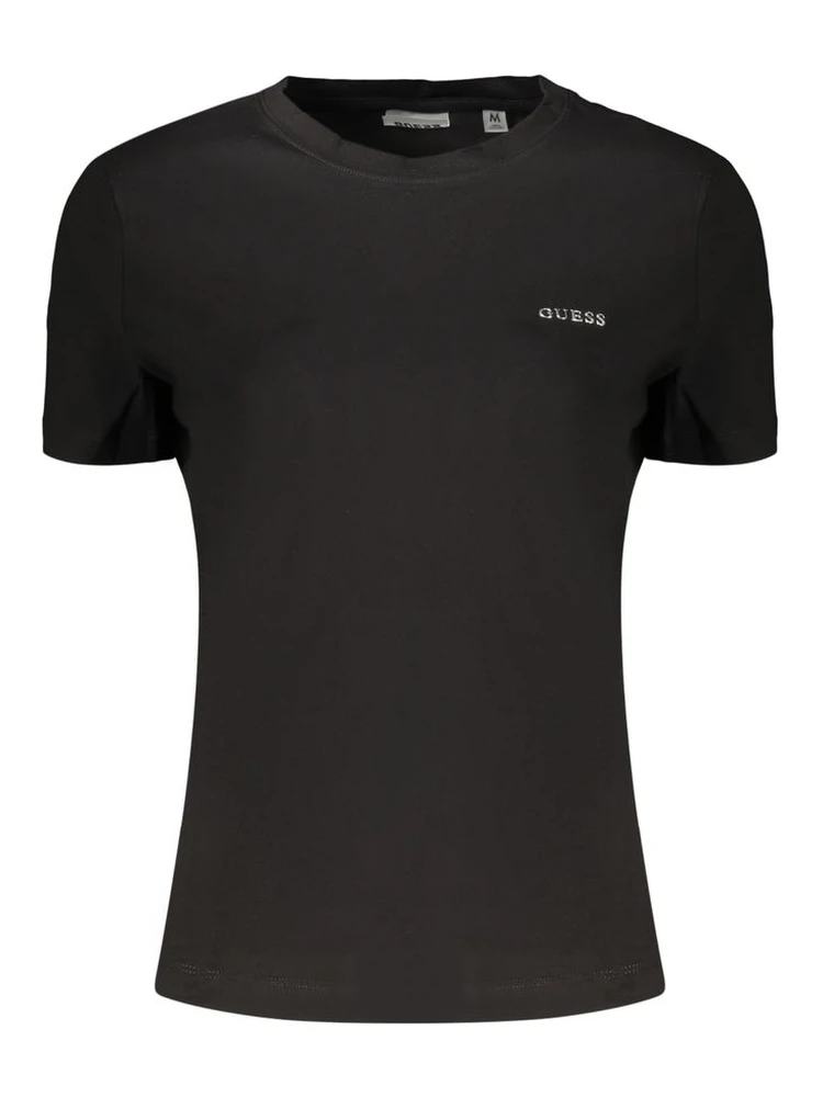 Black Cotton Women's T-Shirt