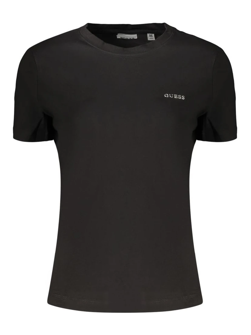 Black Cotton Women's T-Shirt
