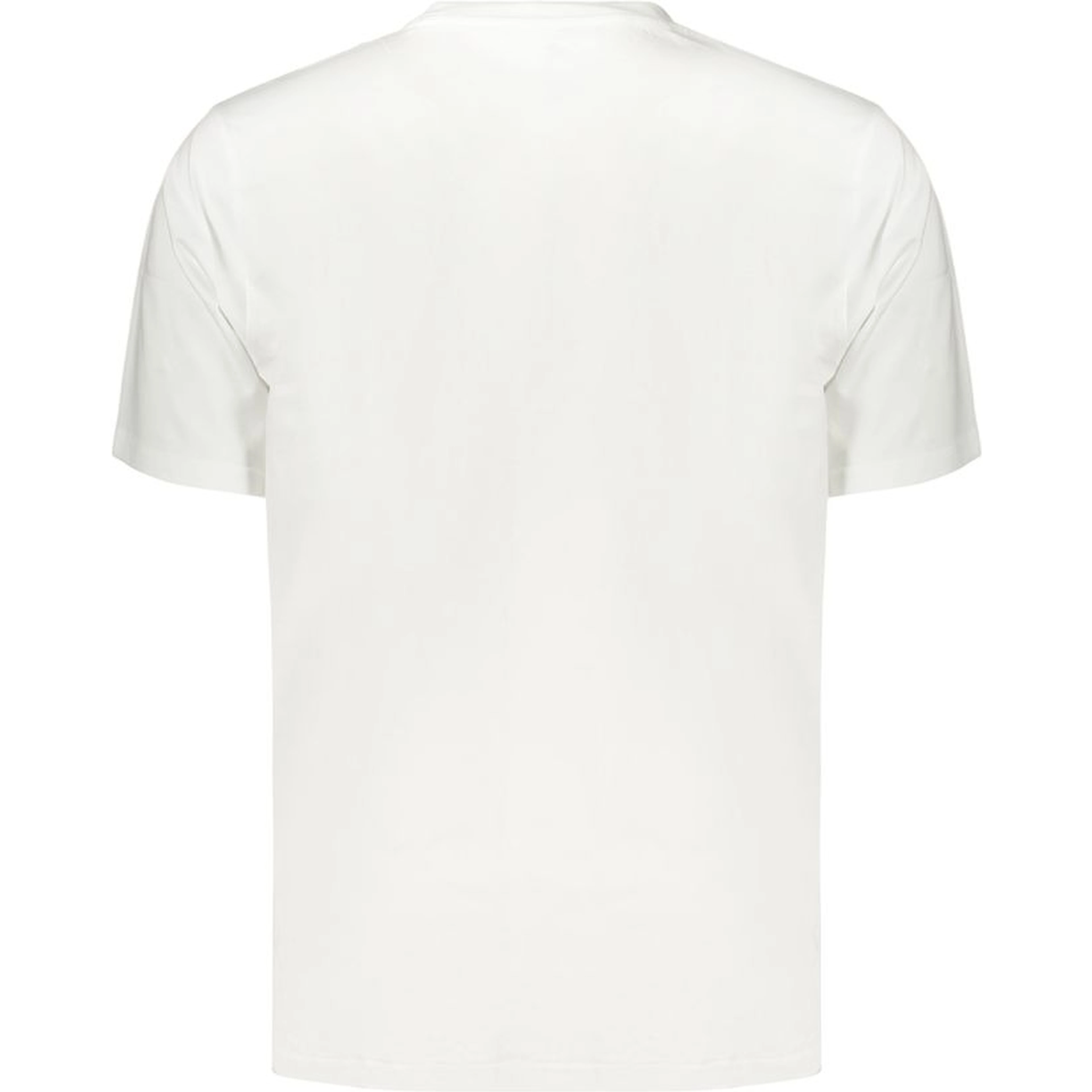 White Cotton Mens T-Shirt