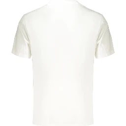 White Cotton Men's T-Shirt