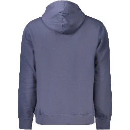 Blue Cotton Men's Sweatshirt