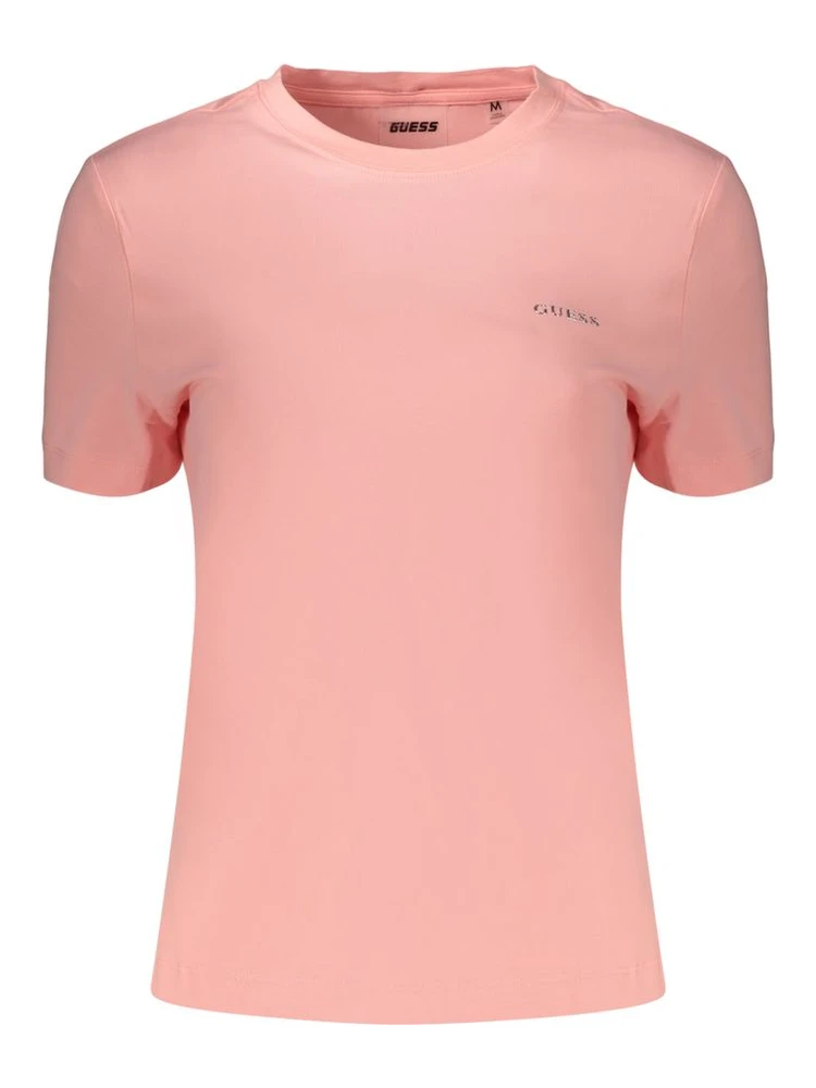 Pink Cotton Women's T-Shirt