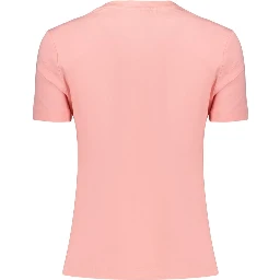 Pink Cotton Women's T-Shirt