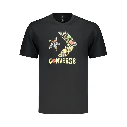 Black Cotton Men's T-Shirt