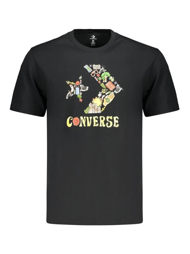 Black Cotton Men's T-Shirt
