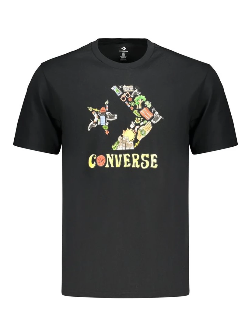 Black Cotton Men's T-Shirt