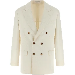 White Silk Blazer