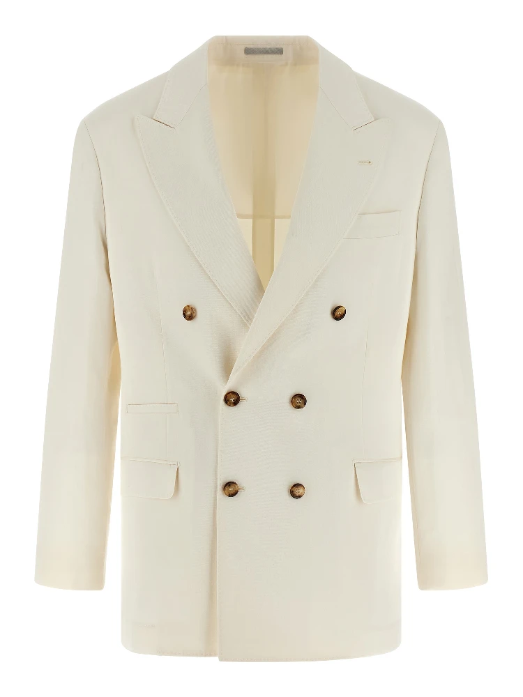 White Silk Blazer