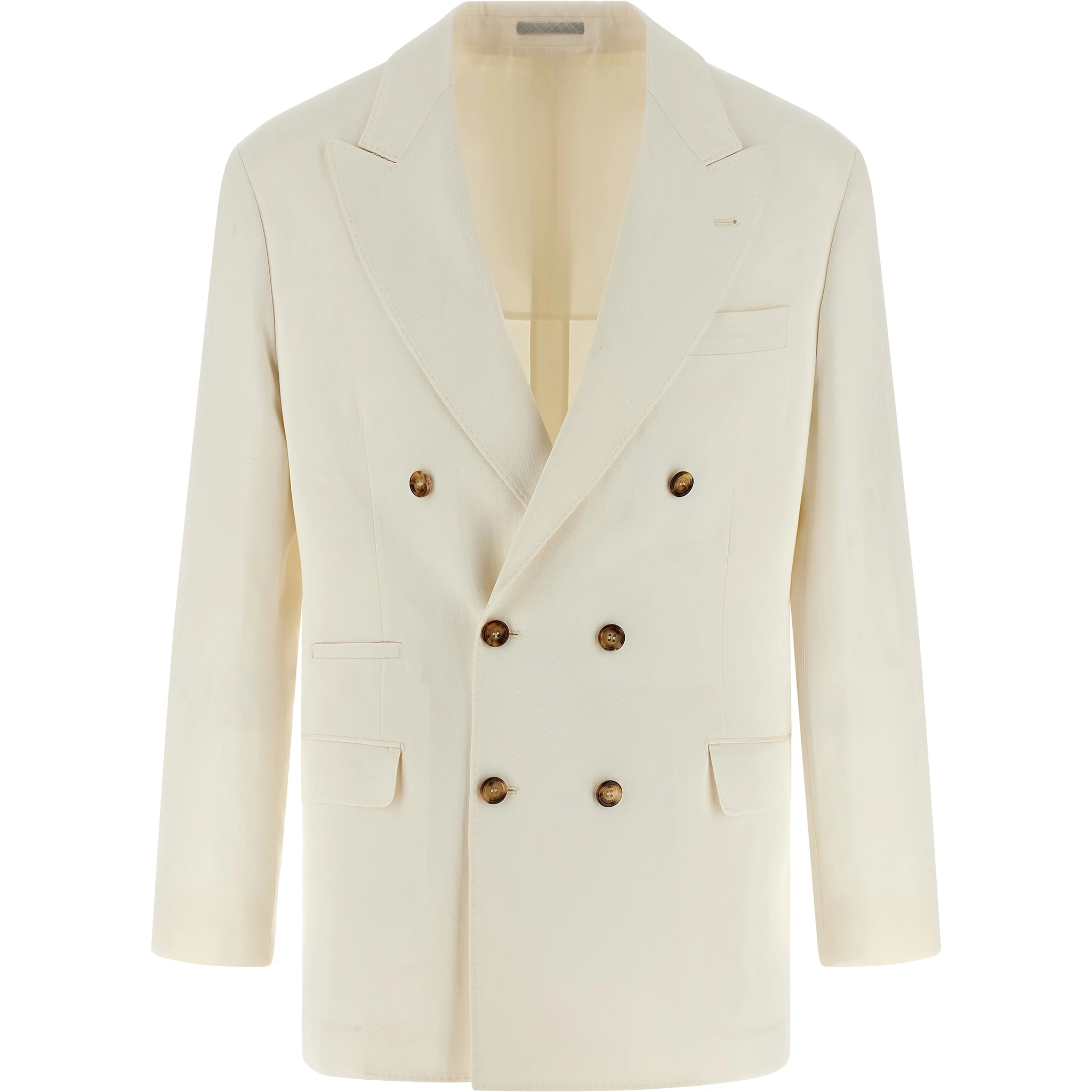 White Silk Blazer