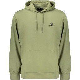 Green Cotton Men's Hoodie