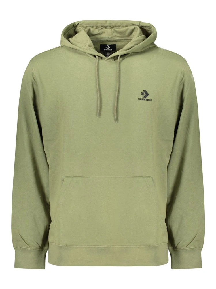 Green Cotton Men's Hoodie