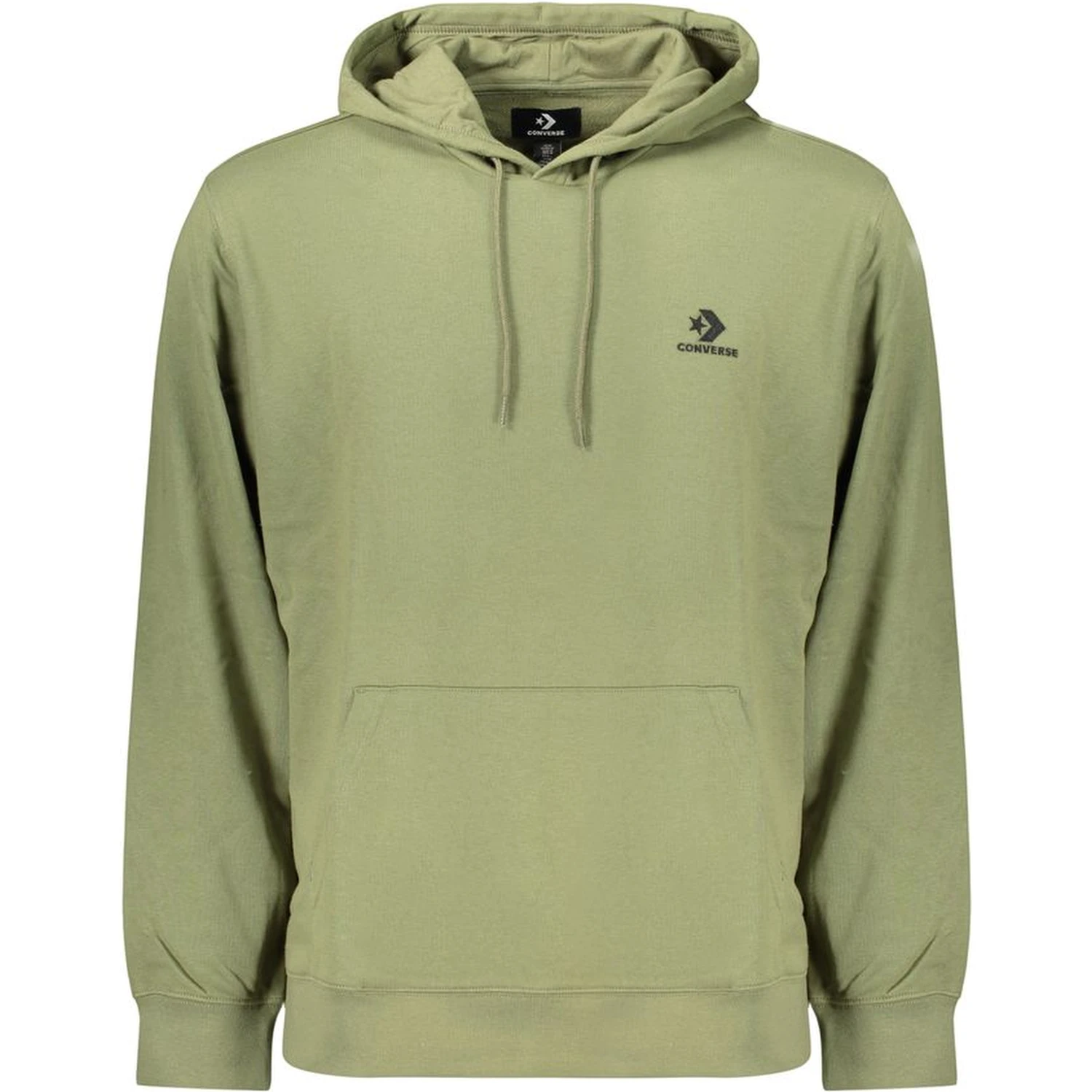 Green Cotton Men's Hoodie