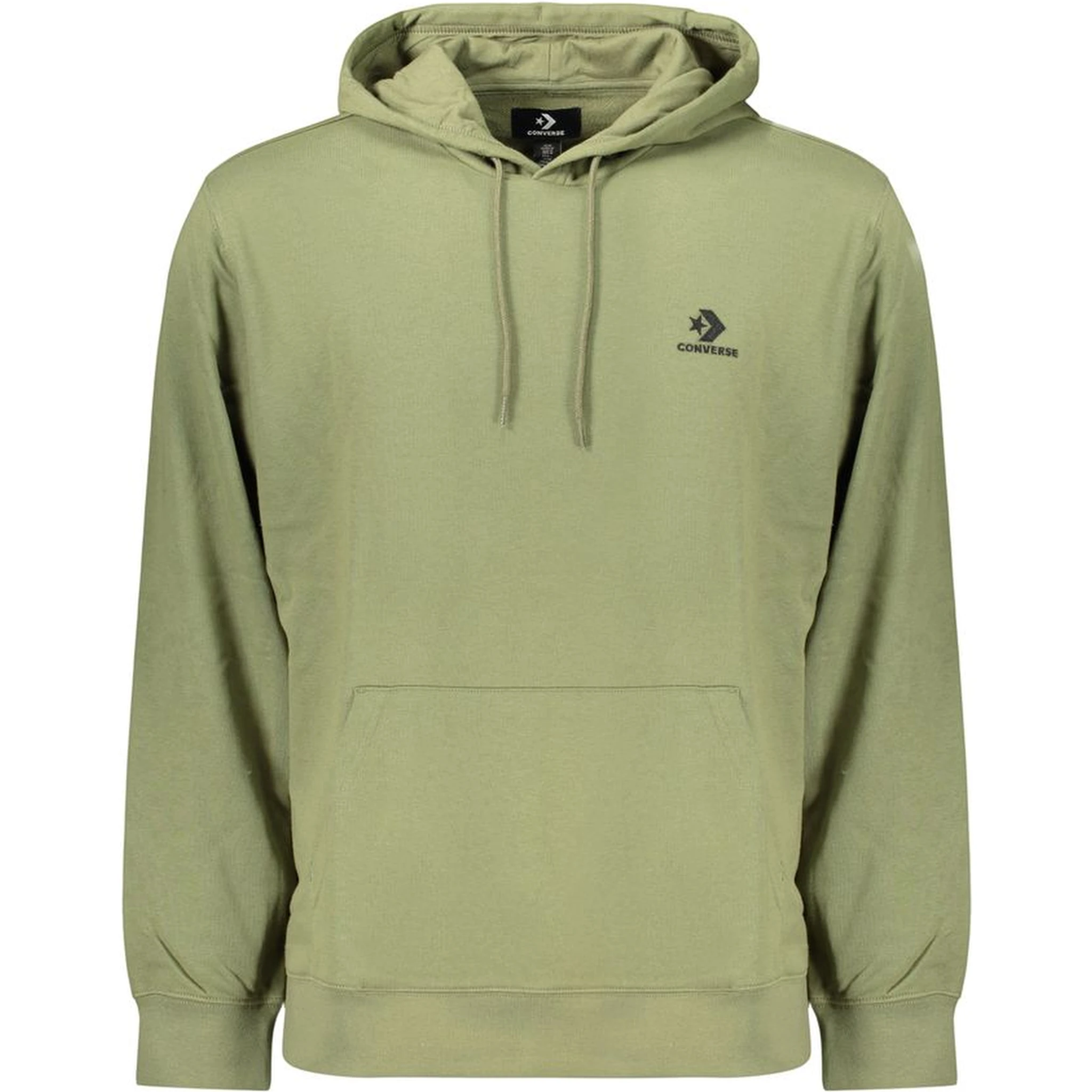 Green Cotton Men's Hoodie