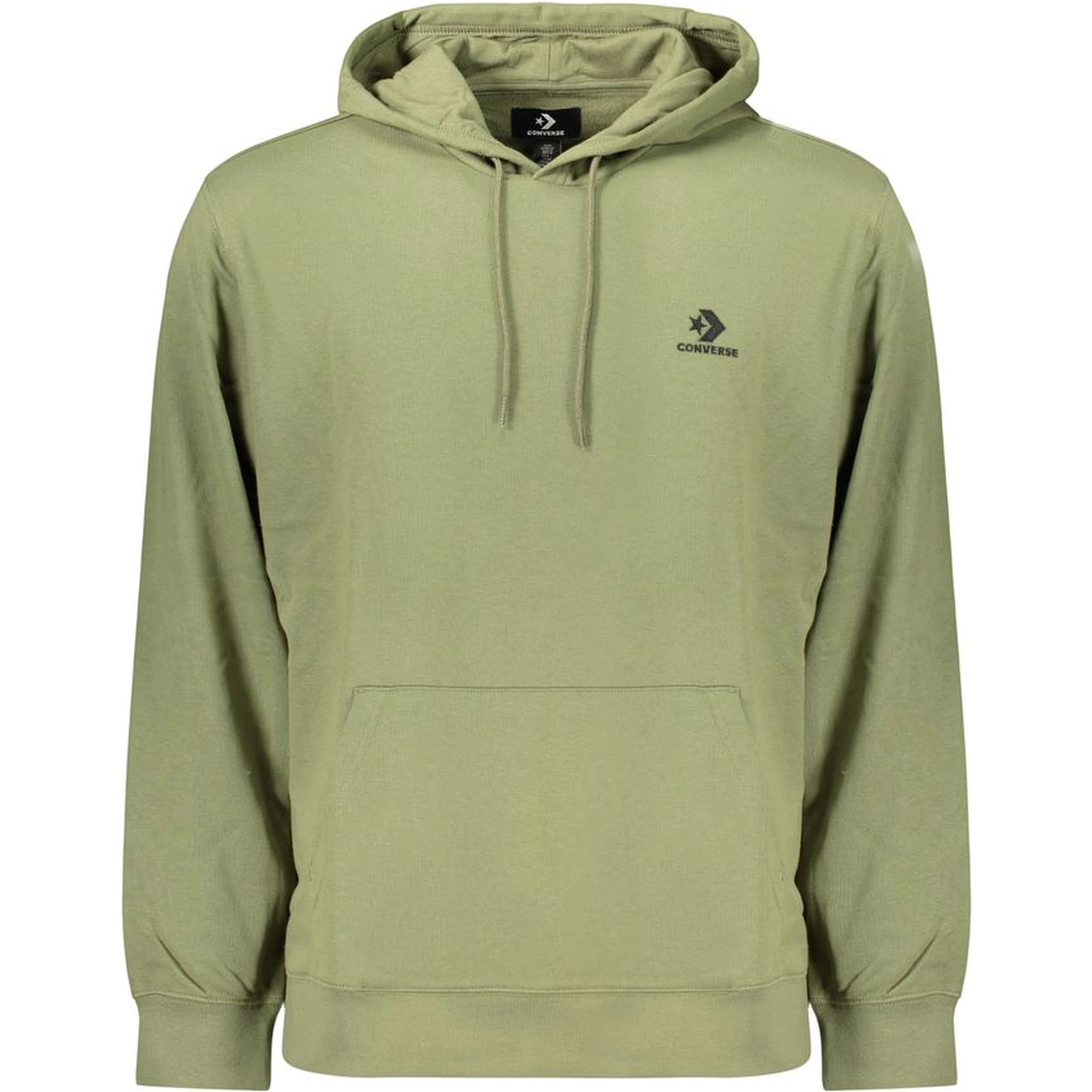 Green Cotton Men's Hoodie