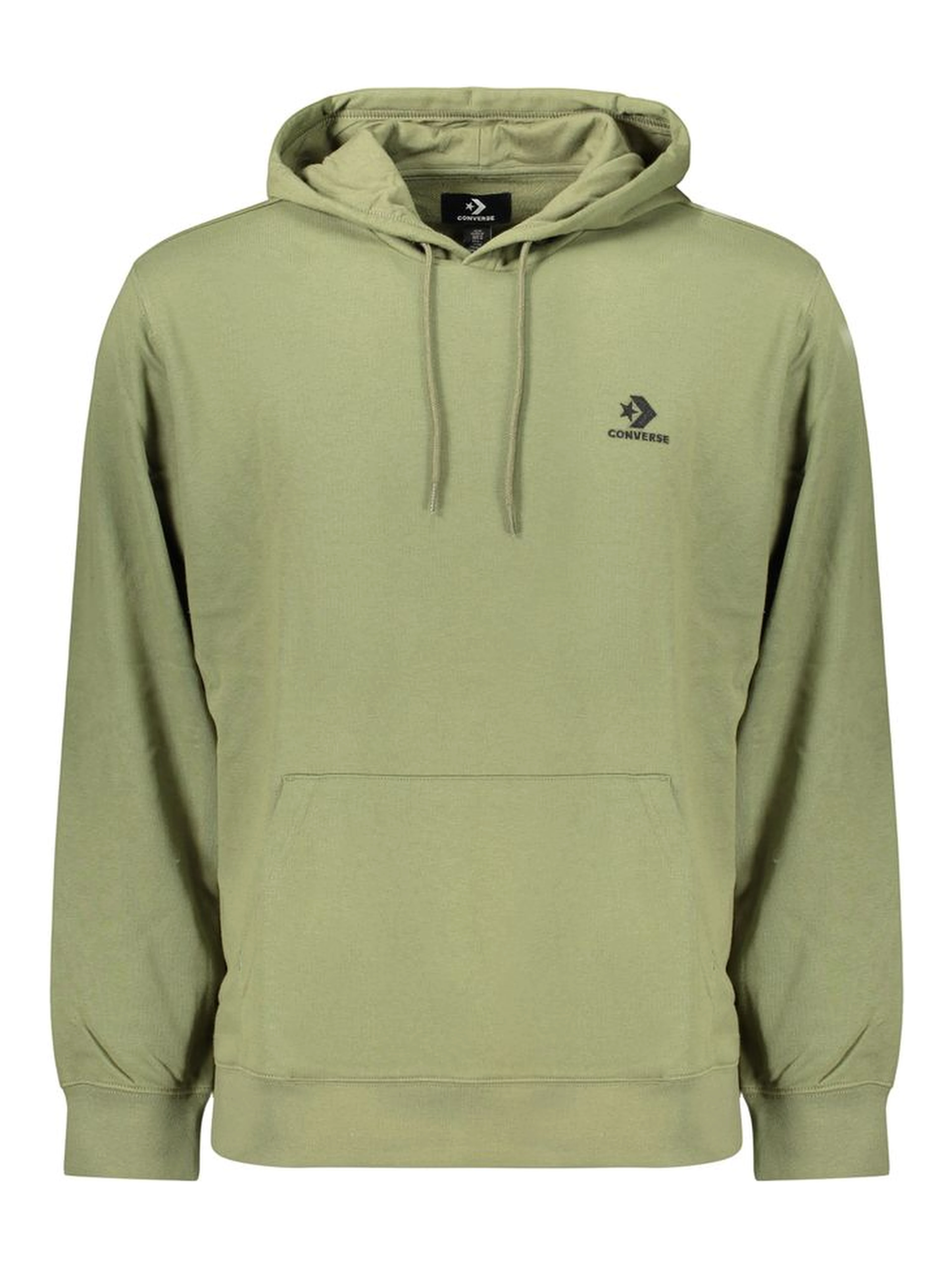 Green Cotton Men's Hoodie
