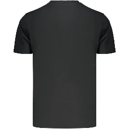 Black Cotton Men's T-Shirt