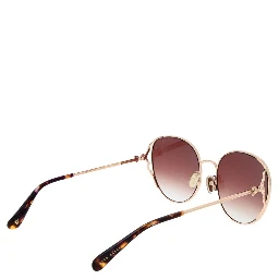 Rose Gold Metal Sunglasses