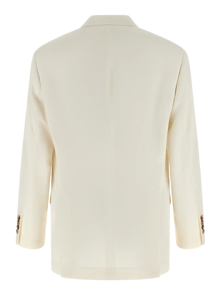 White Silk Blazer alternative