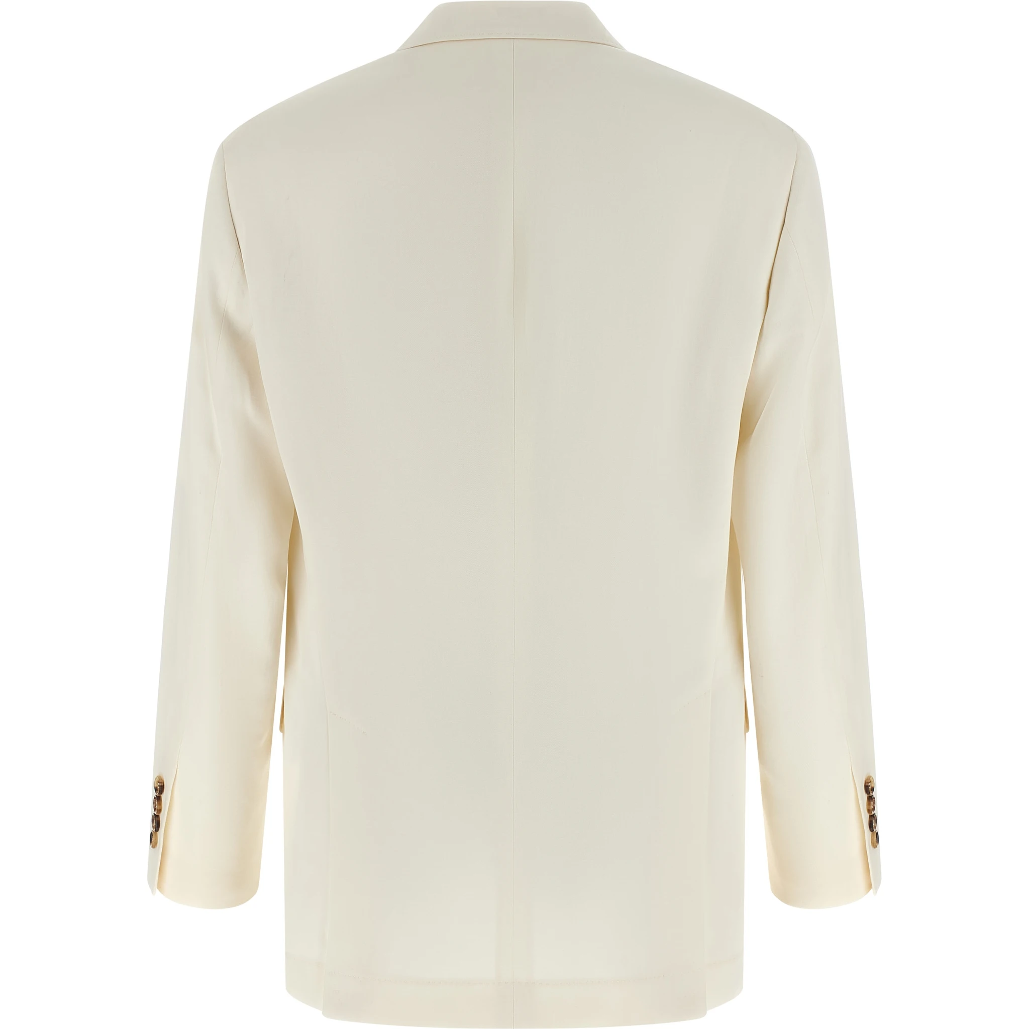 White Silk Blazer