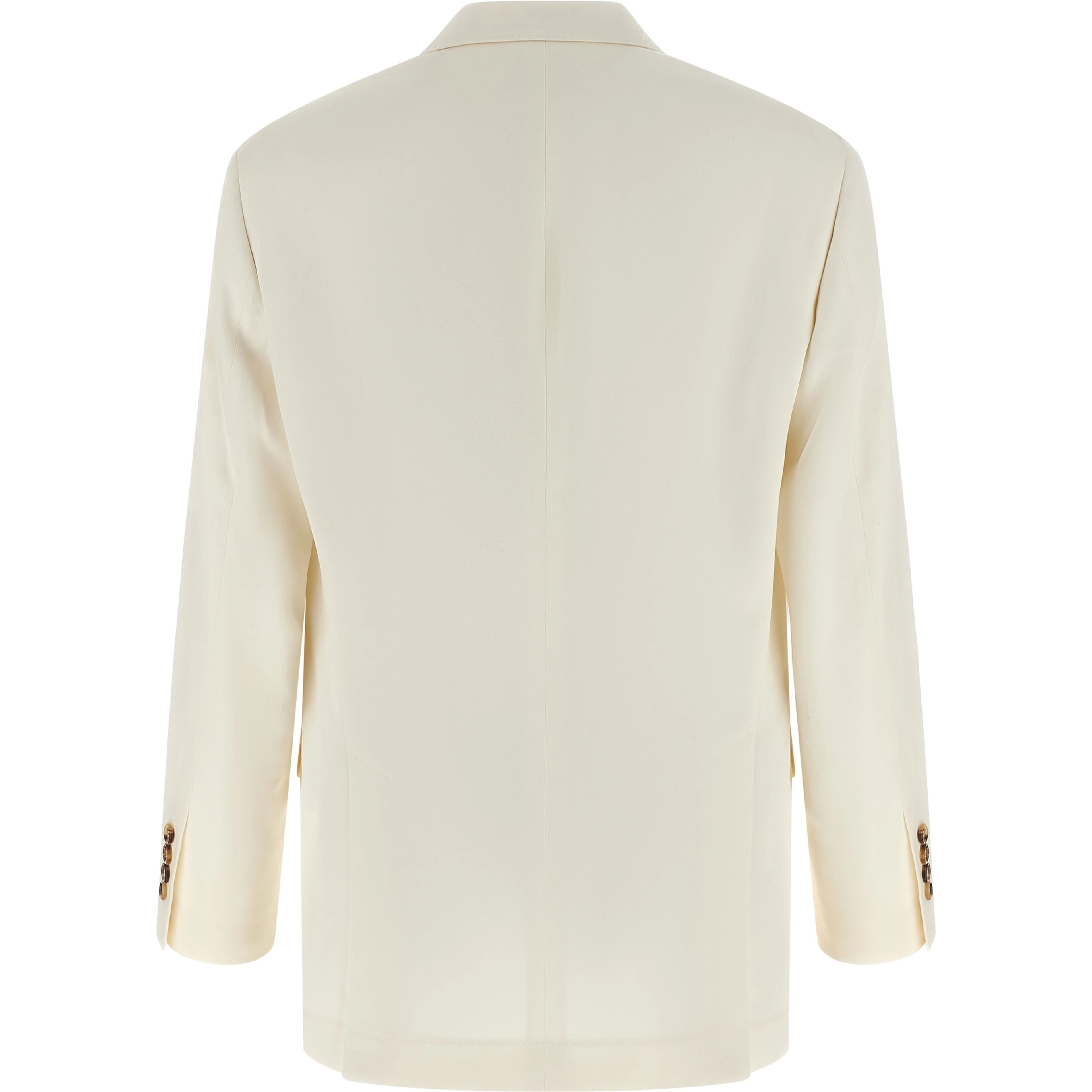 White Silk Blazer