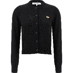 Black Virgin Wool Cardigan