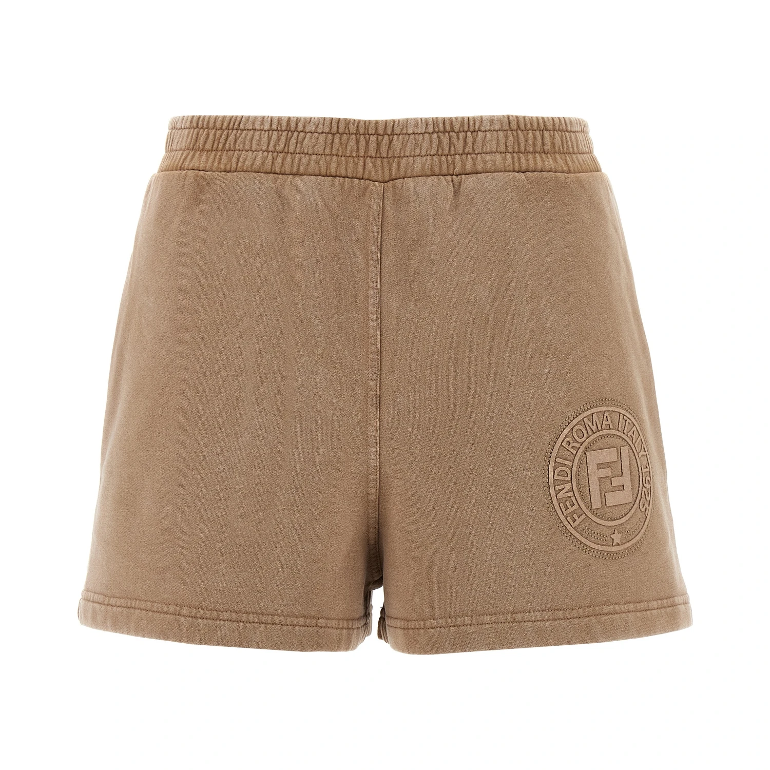 Brown Cotton Bermuda Shorts
