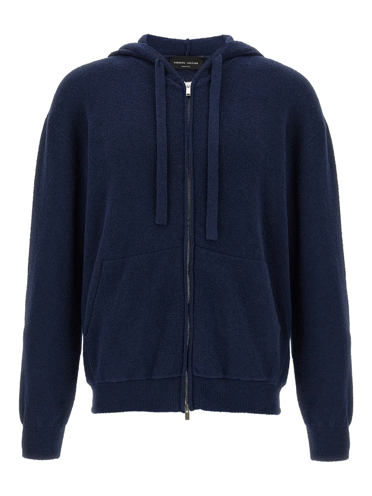 Blue Cotton Sweatshirt