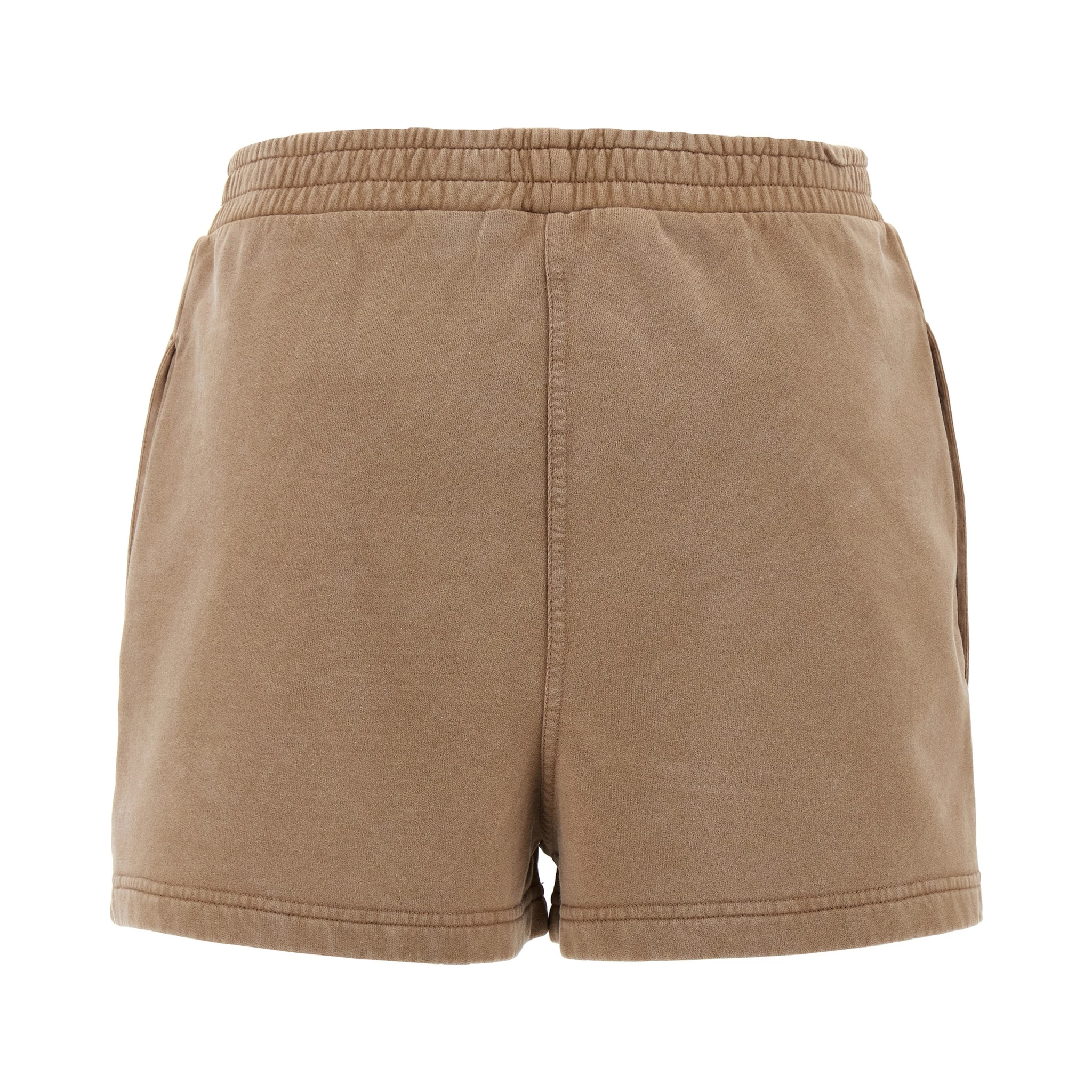 Brown Cotton Bermuda Shorts
