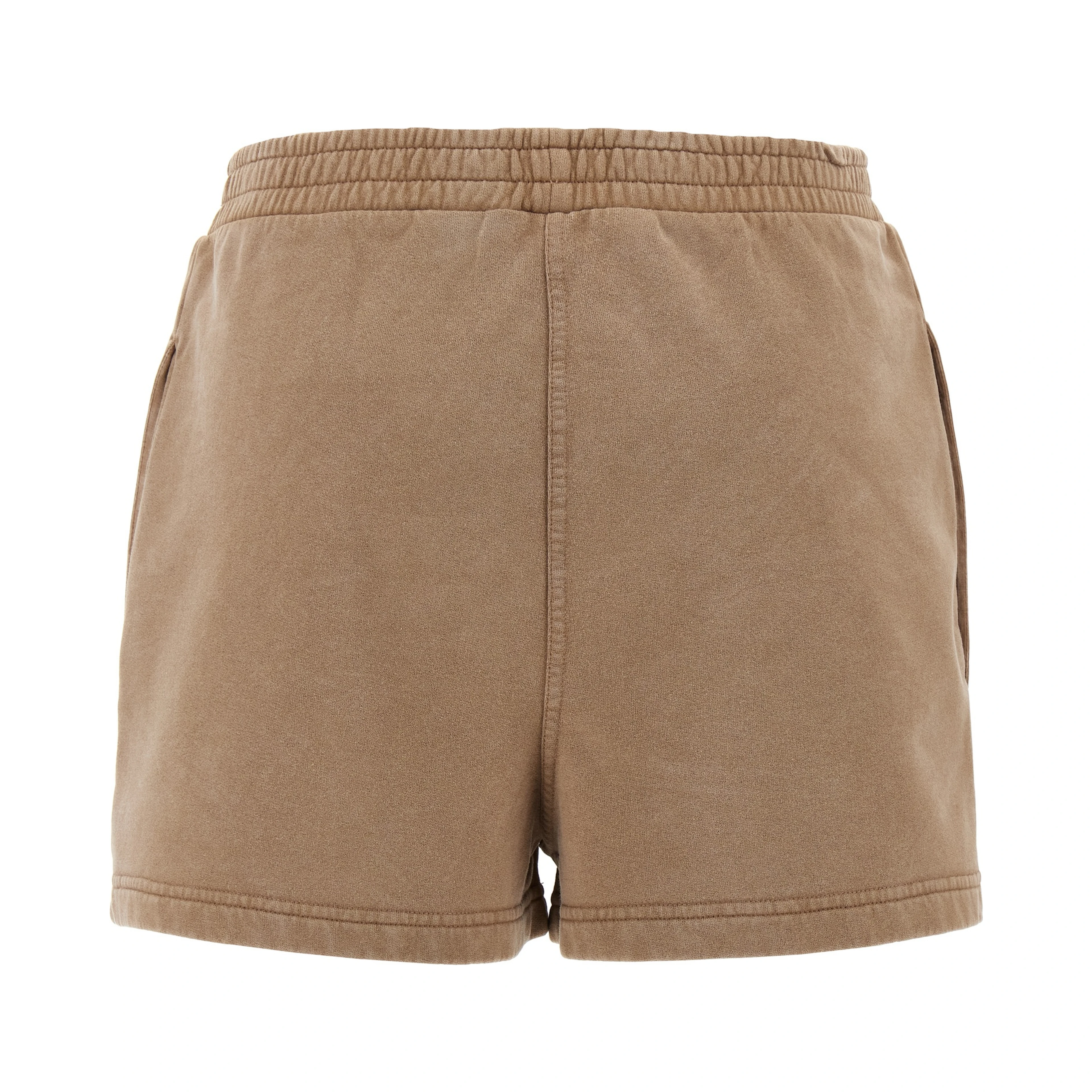 Brown Cotton Bermuda Shorts