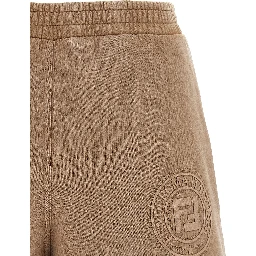 Brown Cotton Bermuda Shorts