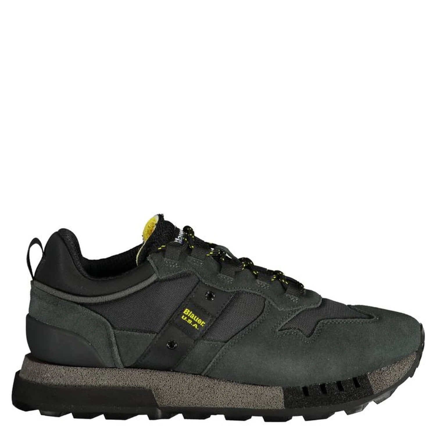 Black Polyethylene Men Sneaker