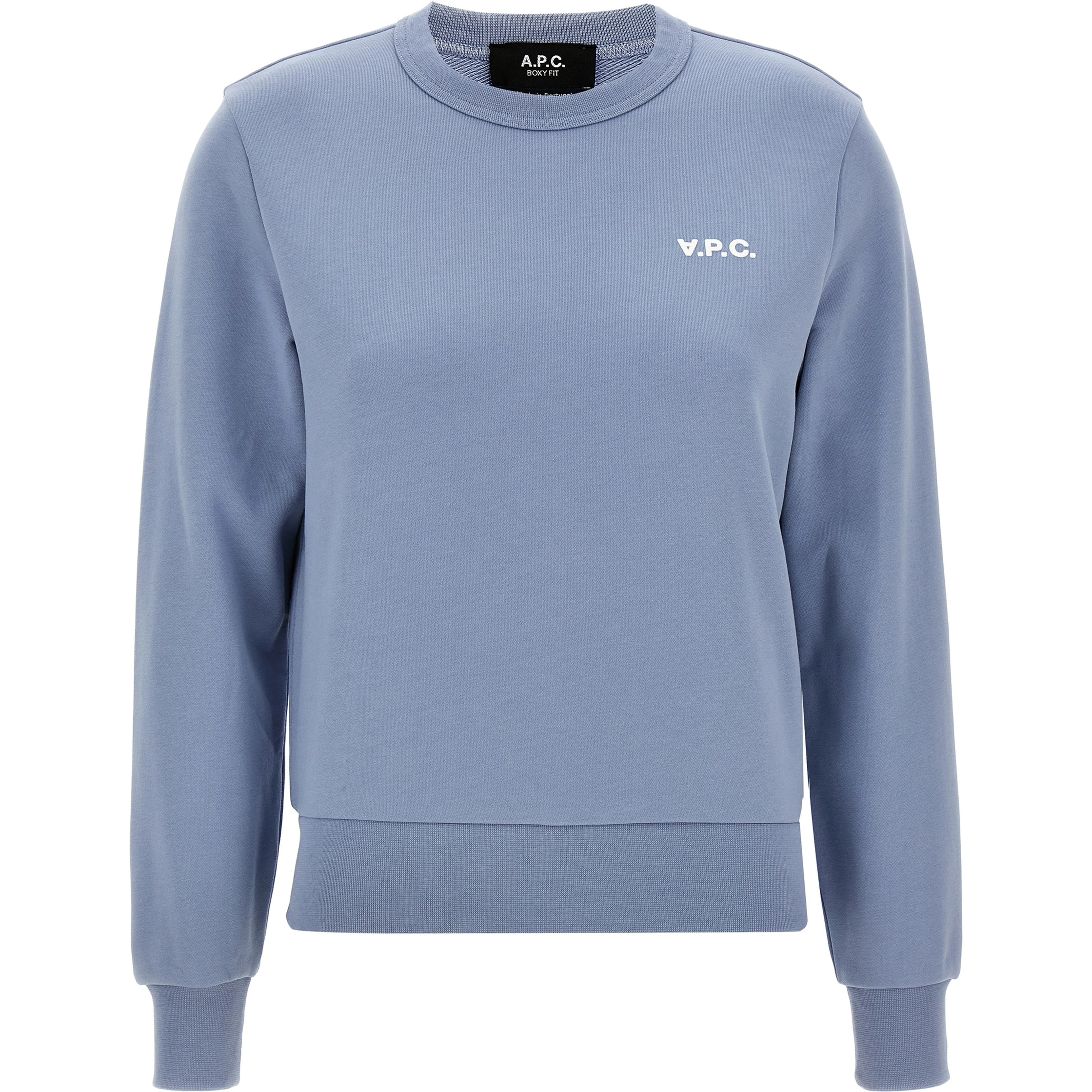 Blue Cotton Sweatshirt