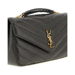 Brown Lamb Leather Shoulder Bag