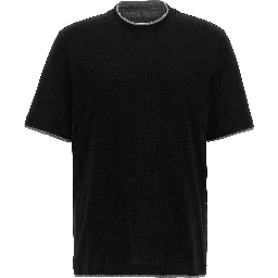 Black Cotton T-Shirt