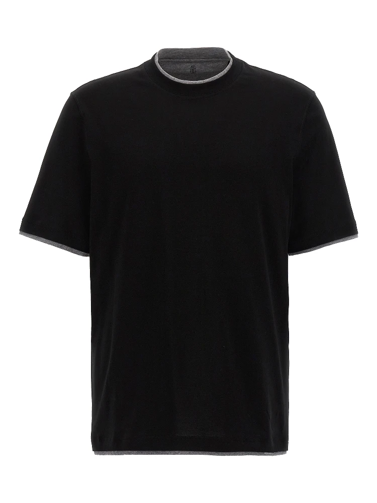 Black Cotton T-Shirt