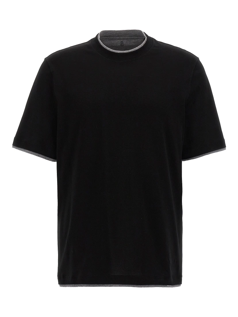 Black Cotton T-Shirt