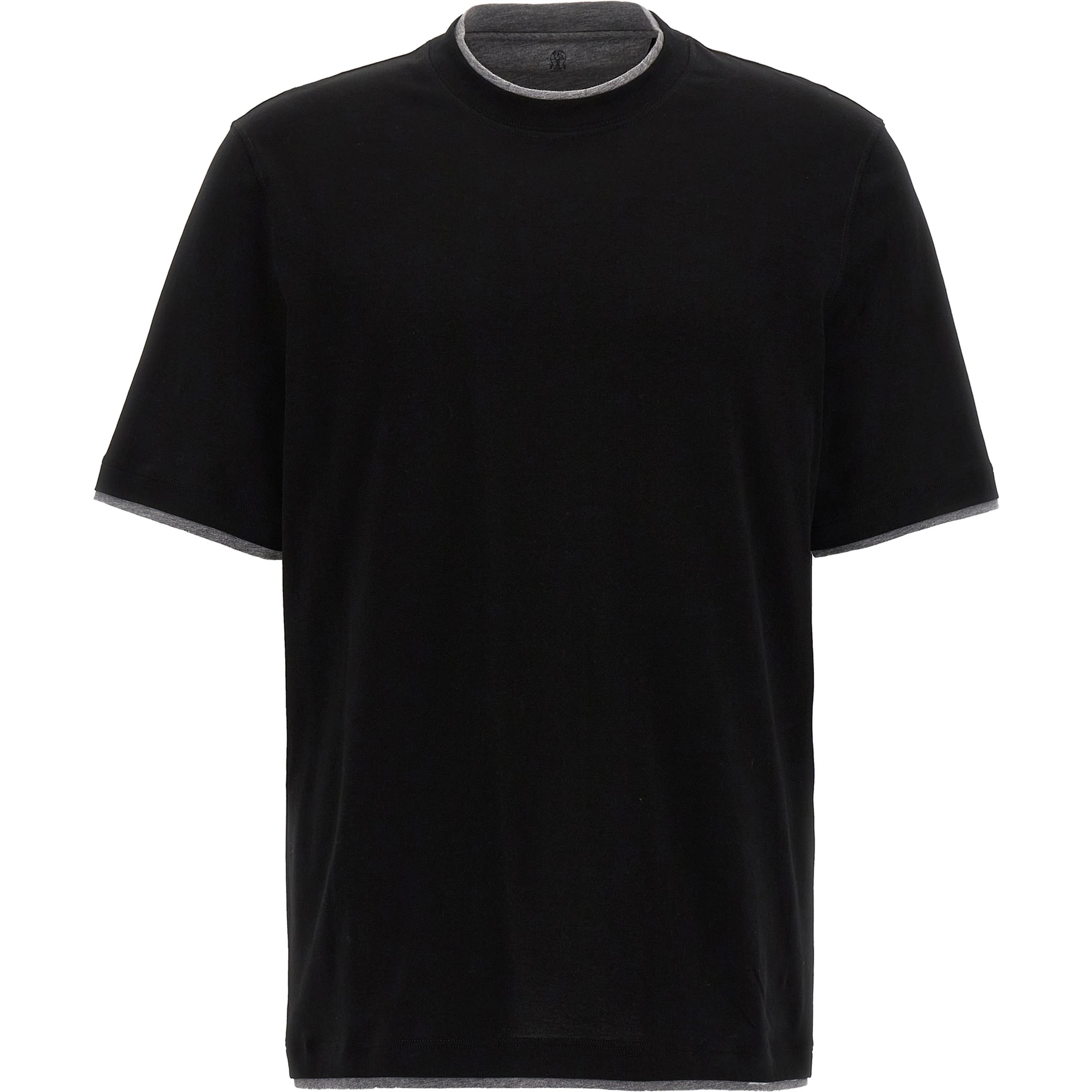 Black Cotton T-Shirt